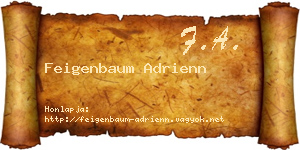 Feigenbaum Adrienn névjegykártya